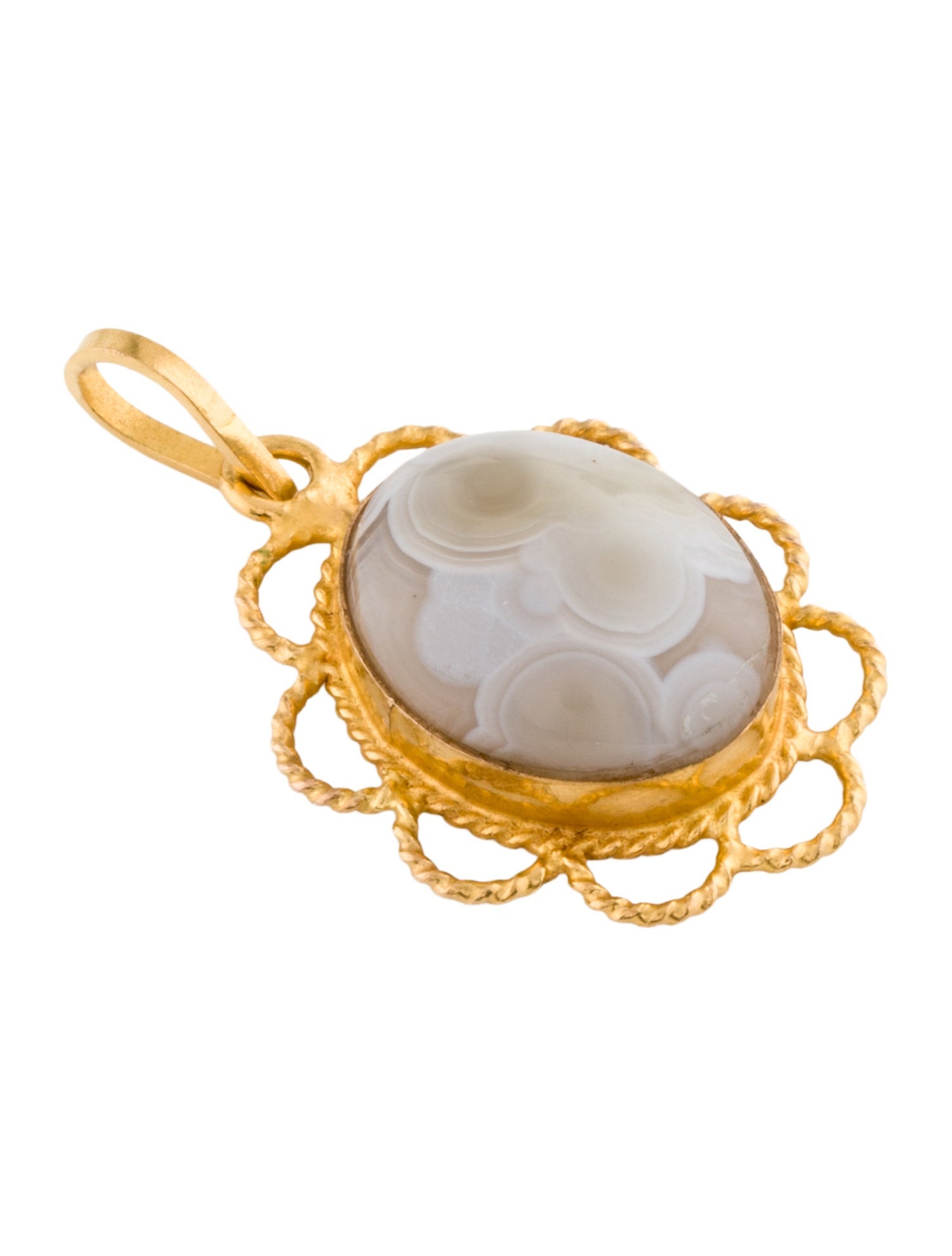 Pendant 19K Agate Pendant